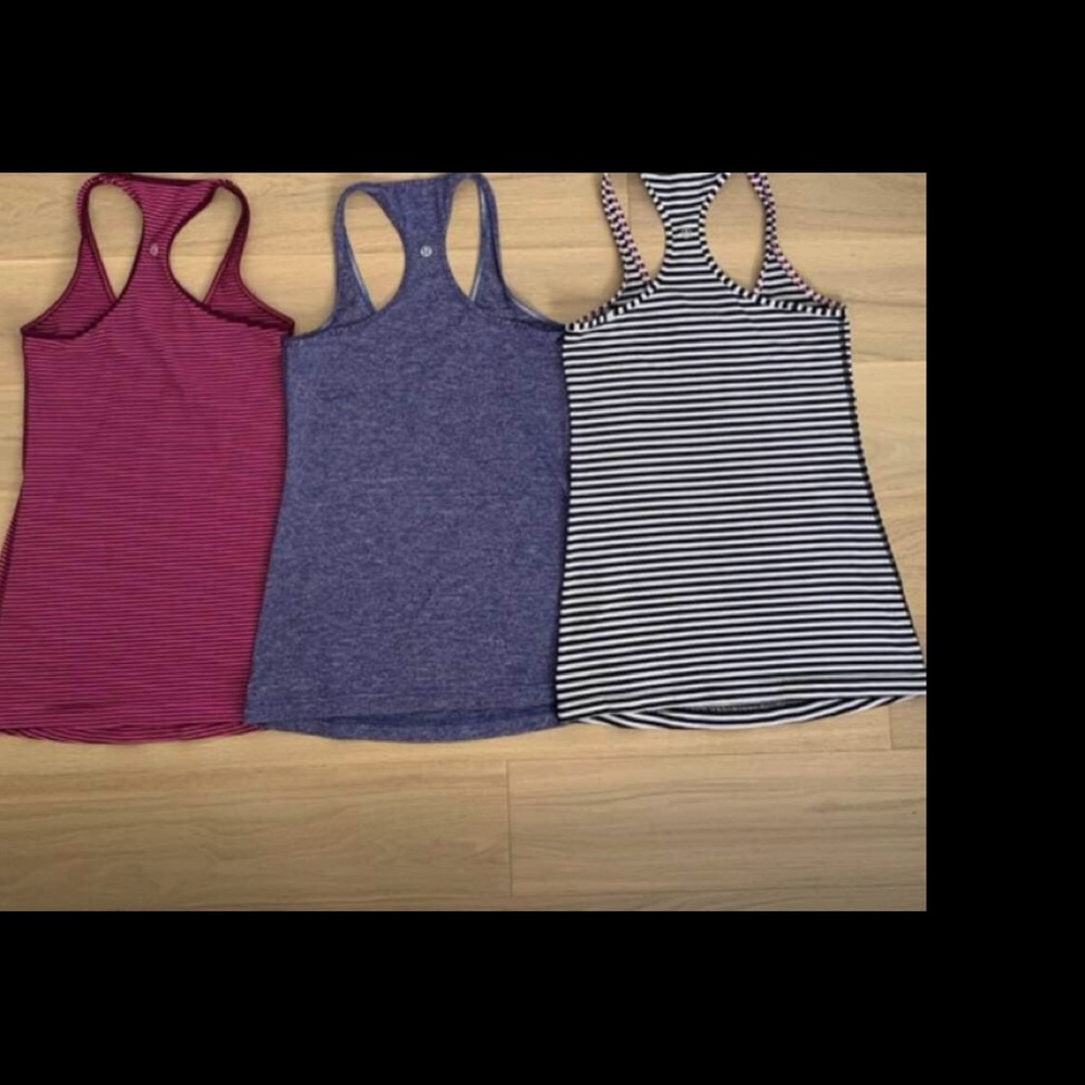 Lululemon lot of 3 tank tops